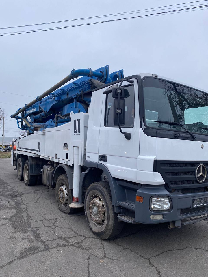 PUTZMEISTER Putzmeister on chassis Mercedes-Benz Actros Putzmeister 42m concrete pump - Автобетононасос: фото 1 PUTZMEISTER Putzmeister on chassis Mercedes-Benz Actros Putzmeister 42m concrete pump - Автобетононасос: фото 1
