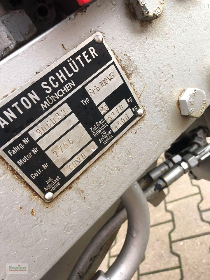 Трактор Schlüter 950 Compact: фото 8