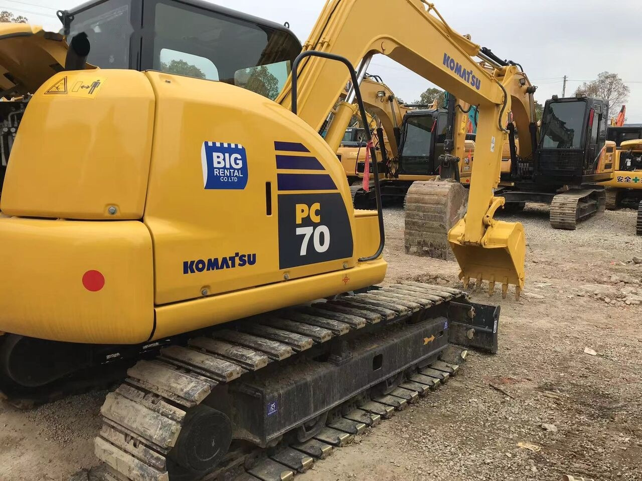 Komatsu PC70-8 - Гусеничный экскаватор: фото 5 Komatsu PC70-8 - Гусеничный экскаватор: фото 5