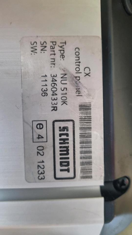 Neue NU 510K Schmidt Stratos Salzstreuer Steuerung Bedienung Bedieneinheit Mitos Salzsilo 3460443R - Электрическая система для Коммунальной и специальной техники: фото 2 Neue NU 510K Schmidt Stratos Salzstreuer Steuerung Bedienung Bedieneinheit Mitos Salzsilo 3460443R - Электрическая система для Коммунальной и специальной техники: фото 2