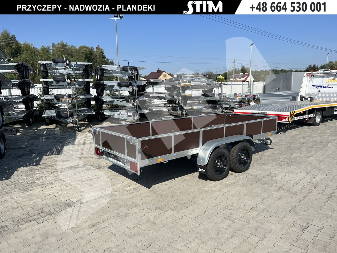 Stim S12-075/4015R + przednia burta otwierana + wzmocniona rama - Прицеп для легкового автомобиля: фото 3 Stim S12-075/4015R + przednia burta otwierana + wzmocniona rama - Прицеп для легкового автомобиля: фото 3