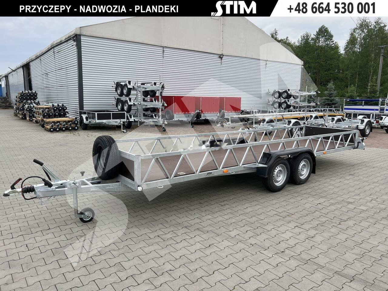 Новый Прицеп бортовой/ Платформа Stim S22-27/6015DŁ - dłużyca: фото 8