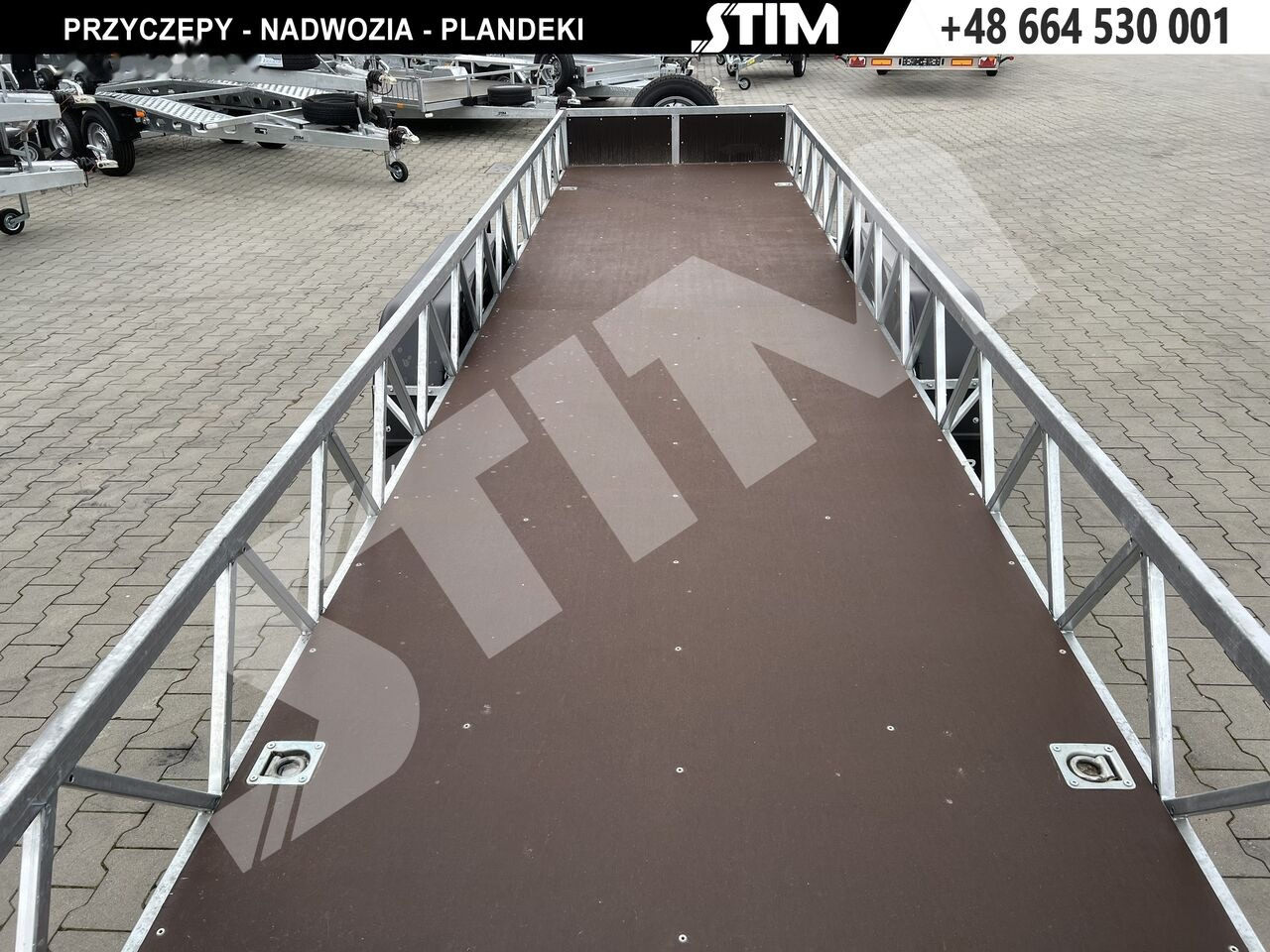 Новый Прицеп бортовой/ Платформа Stim S22-27/6015DŁ - dłużyca: фото 9