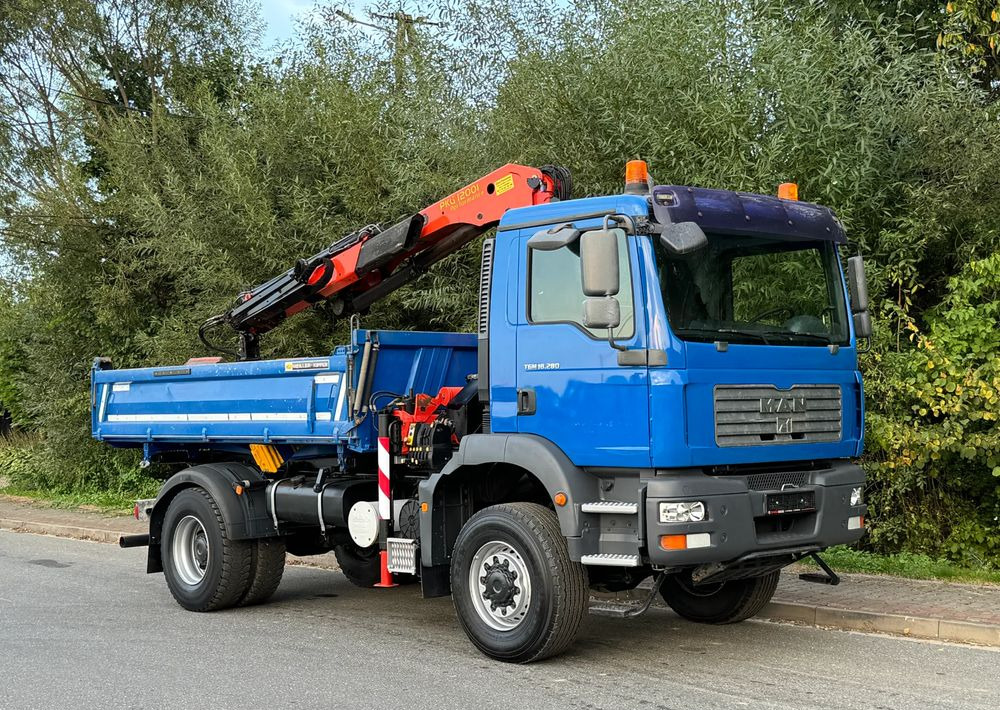MAN * MAN 18 280 * KIPER WYWROTKA * 4x4 * HDS Palfinger 120 STAN BARDZO DOBRY * Sprowadzony - Самосвал: фото 2 MAN * MAN 18 280 * KIPER WYWROTKA * 4x4 * HDS Palfinger 120 STAN BARDZO DOBRY * Sprowadzony - Самосвал: фото 2