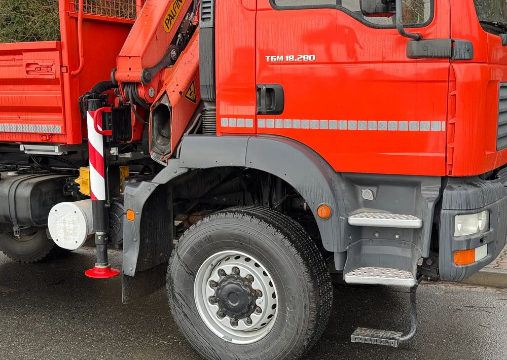MAN * TGM 18-280 MAN 4x4 HDS Palfinger PK10500 * Kiper Wywrotka * Bardzo Dobry Stan - Самосвал: фото 5 MAN * TGM 18-280 MAN 4x4 HDS Palfinger PK10500 * Kiper Wywrotka * Bardzo Dobry Stan - Самосвал: фото 5
