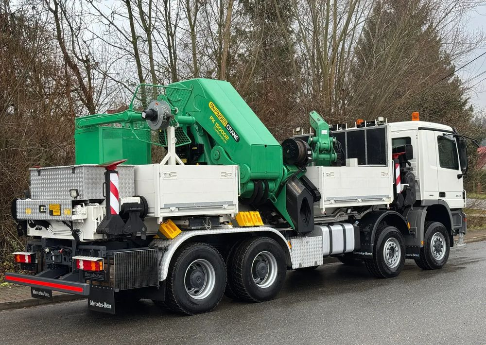 Грузовик бортовой/ Платформа, Автоманипулятор Mercedes-Benz * Mercedes 8x6 Actros 4144 * HDS Palfinger 150002 + FLY JIB PJ 170 * Dźwig * 40 TON * Wyciągarka * 35 Metrów * Kosz *: фото 16 Грузовик бортовой/ Платформа, Автоманипулятор Mercedes-Benz * Mercedes 8x6 Actros 4144 * HDS Palfinger 150002 + FLY JIB PJ 170 * Dźwig * 40 TON * Wyciągarka * 35 Metrów * Kosz *: фото 16