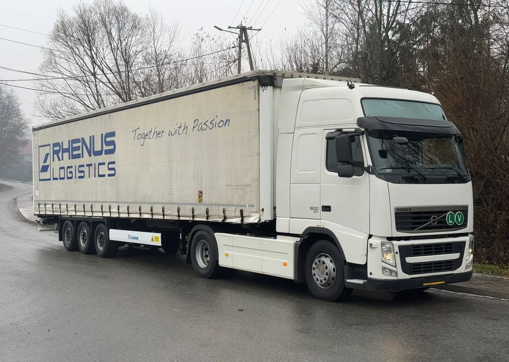 Volvo * Zestaw * Volvo FH 500 + Naczepa Krone * Bardzo Dobry Stan - Тентованный грузовик: фото 2 Volvo * Zestaw * Volvo FH 500 + Naczepa Krone * Bardzo Dobry Stan - Тентованный грузовик: фото 2