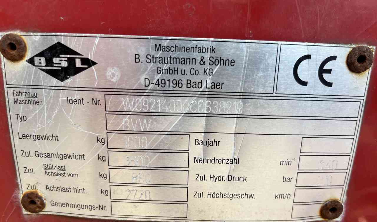 Strautmann BVW Blokkenwagen doseerwagen voermachines - Кормораздатчик: фото 5 Strautmann BVW Blokkenwagen doseerwagen voermachines - Кормораздатчик: фото 5