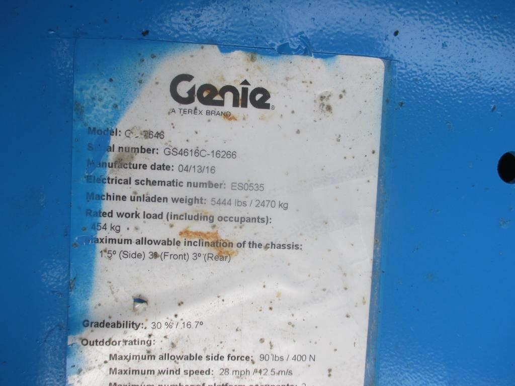 Ножничный подъемник Genie GS 2646: фото 11 Ножничный подъемник Genie GS 2646: фото 11