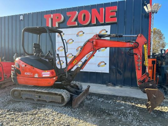 Kubota KX61-3 à 17 500 € HT - Мини-экскаватор: фото 3 Kubota KX61-3 à 17 500 € HT - Мини-экскаватор: фото 3