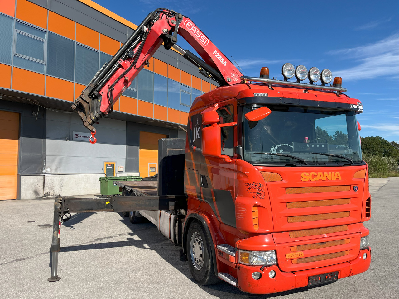 SCANIA R420 6x2 + CRANE FASSI 23TM PLATFORM 7720 - Автоманипулятор: фото 1 SCANIA R420 6x2 + CRANE FASSI 23TM PLATFORM 7720 - Автоманипулятор: фото 1