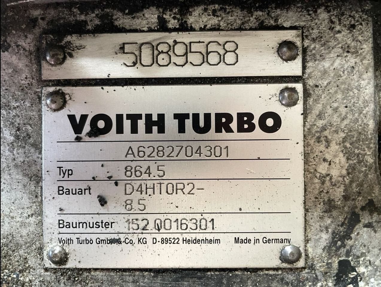 Voith Mercedes Citaro Voith Getriebe 864.5 D4HT0R2-8,5 A6282704301 152.0016301 5 - Коробка передач и запчасти для Автобусов: фото 3 Voith Mercedes Citaro Voith Getriebe 864.5 D4HT0R2-8,5 A6282704301 152.0016301 5 - Коробка передач и запчасти для Автобусов: фото 3