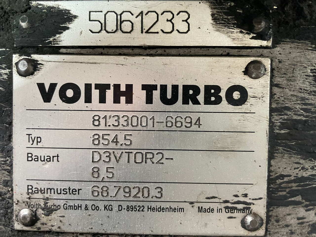 Voith Voith 854.5 D3VT0R2-8,5 MAN Lions City 81.33001-6694 Getriebe - Коробка передач и запчасти для Автобусов: фото 2 Voith Voith 854.5 D3VT0R2-8,5 MAN Lions City 81.33001-6694 Getriebe - Коробка передач и запчасти для Автобусов: фото 2