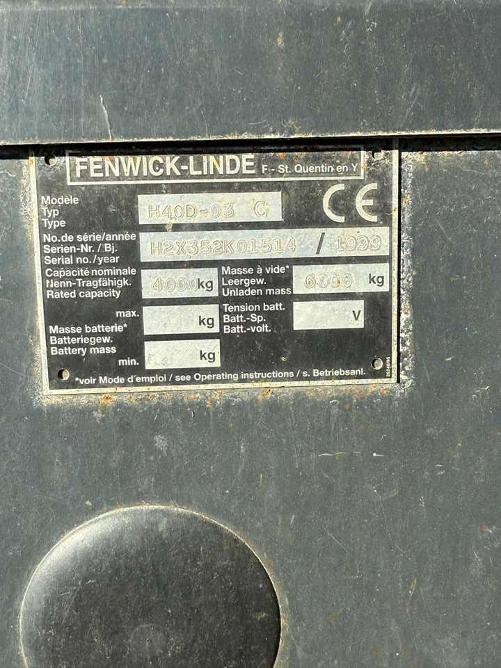 Дизельный погрузчик LINDE H40 STACKER: фото 7