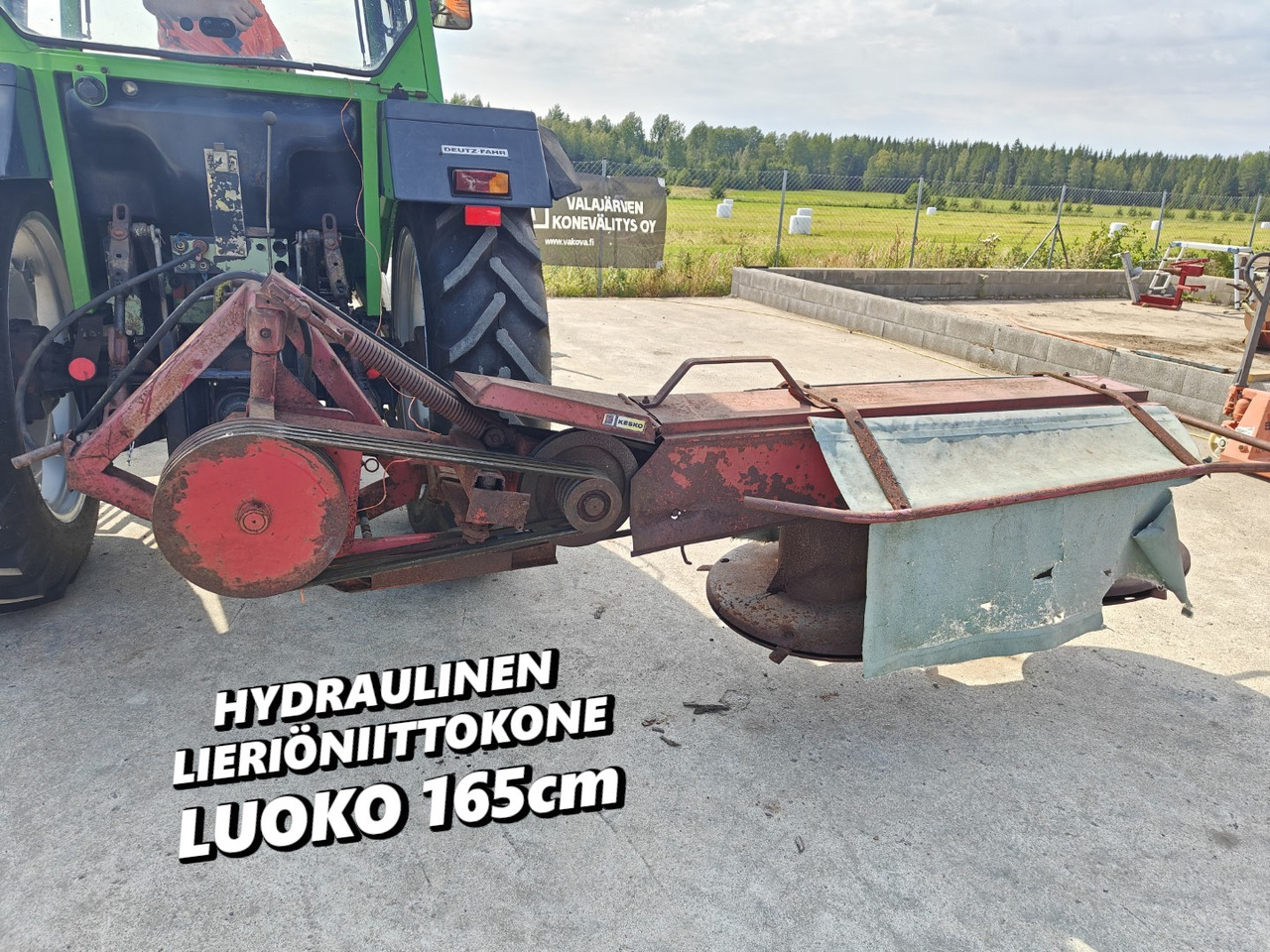 Luoko 165cm lieriöniittokone - hydraulinen - Косилка: фото 1 Luoko 165cm lieriöniittokone - hydraulinen - Косилка: фото 1