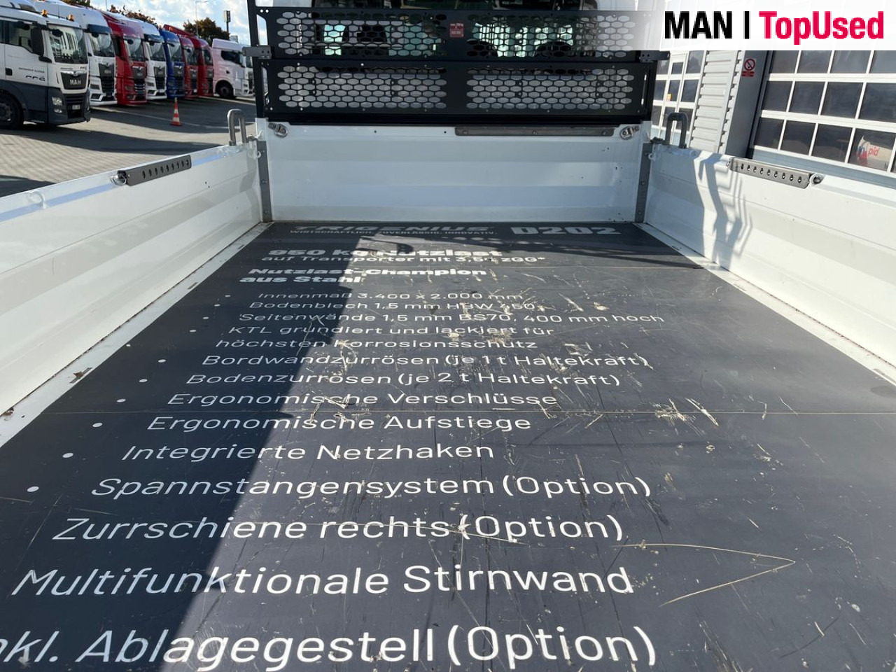 Цельнометаллический фургон MAN TGE 3.140 4X2F SB kipper 3S Meiller Klima AHK ZV: фото 14