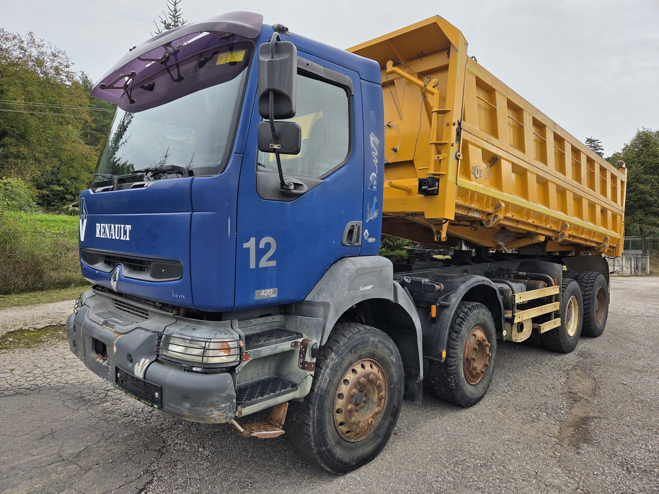 RENAULT KERAX 420.40 PR 8X4 3way tipper Bordamtik - Самосвал: фото 1 RENAULT KERAX 420.40 PR 8X4 3way tipper Bordamtik - Самосвал: фото 1