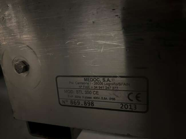 Пищевое оборудование Medoc bandsaw STL-350 CE: фото 6