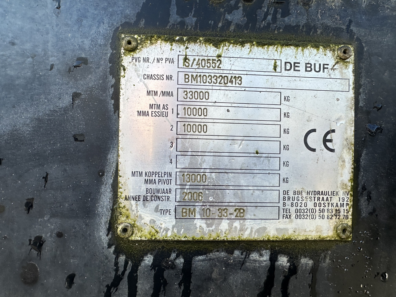 De Buf - Полуприцеп цистерна для сыпучих грузов: фото 3 De Buf - Полуприцеп цистерна для сыпучих грузов: фото 3