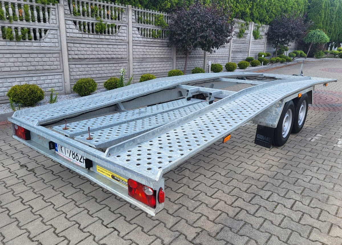 GEWE DMC 270kg długa 5m nowa nie używana Dmc Stan Idealny nowy - Прицеп-автовоз: фото 1 GEWE DMC 270kg długa 5m nowa nie używana Dmc Stan Idealny nowy - Прицеп-автовоз: фото 1