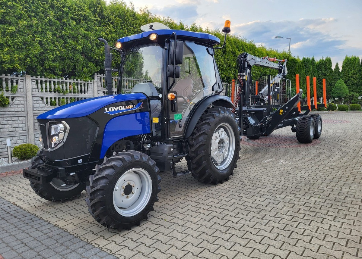LOVOL Zestaw Traktor LOVOL M755 Przyczepa do drewna BMF 8TPro Stan Nowy Fabryczny - Харвестер: фото 5 LOVOL Zestaw Traktor LOVOL M755 Przyczepa do drewna BMF 8TPro Stan Nowy Fabryczny - Харвестер: фото 5
