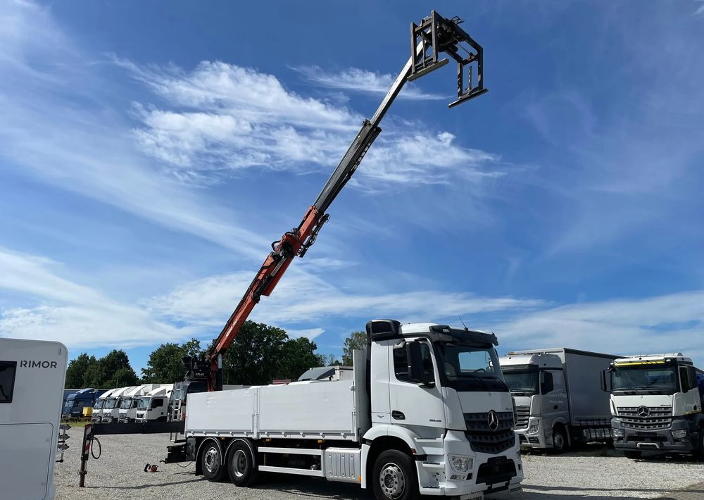 Mercedes-Benz Arocs 2545, HDS ATLAS 186.3 - PILOT - Грузовик бортовой/ Платформа, Автоманипулятор: фото 1 Mercedes-Benz Arocs 2545, HDS ATLAS 186.3 - PILOT - Грузовик бортовой/ Платформа, Автоманипулятор: фото 1