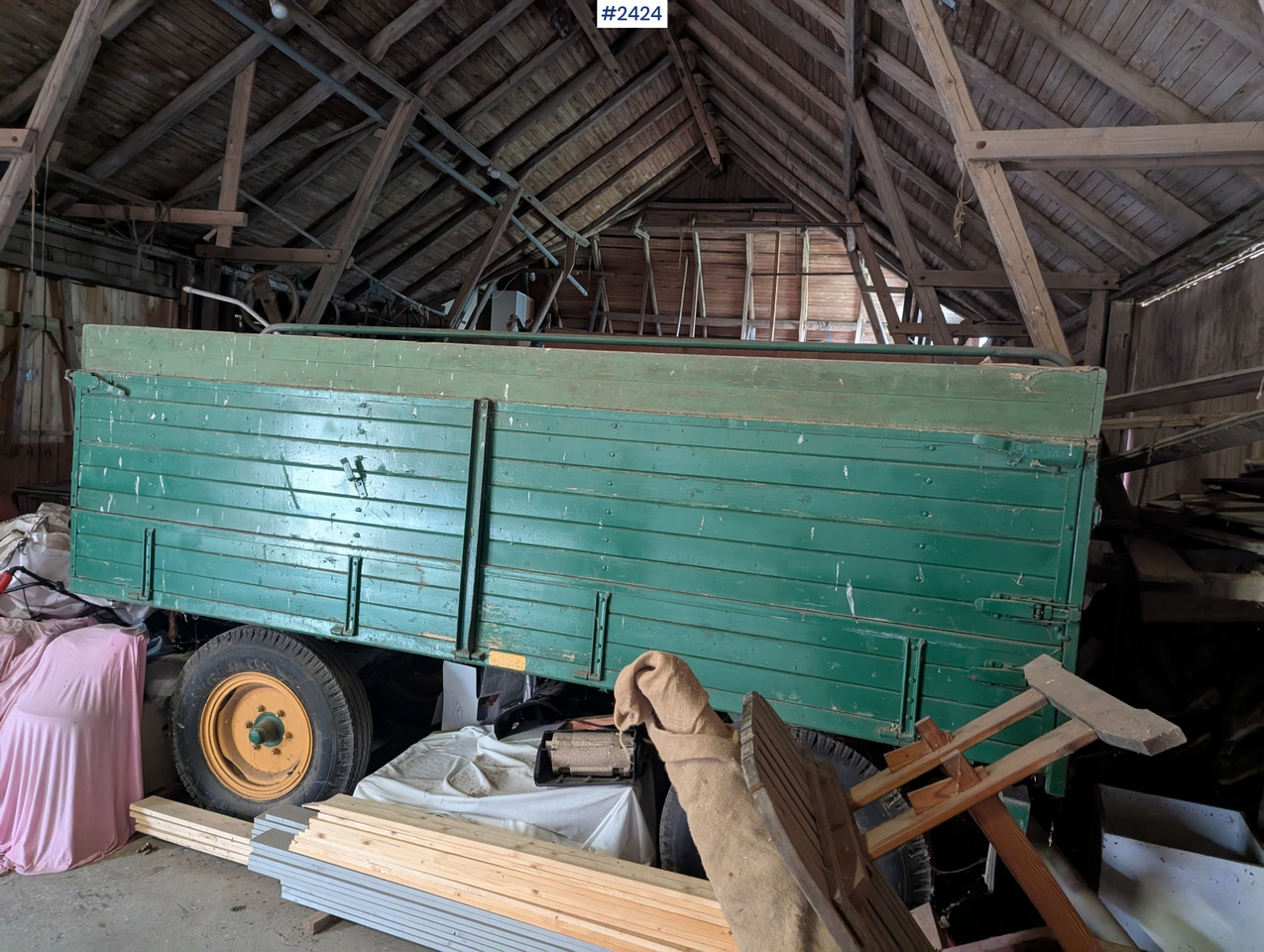 Grain wagon SLMA 6,5 tonnes with tipper - Сельскохозяйственный прицеп-самосвал: фото 3 Grain wagon SLMA 6,5 tonnes with tipper - Сельскохозяйственный прицеп-самосвал: фото 3