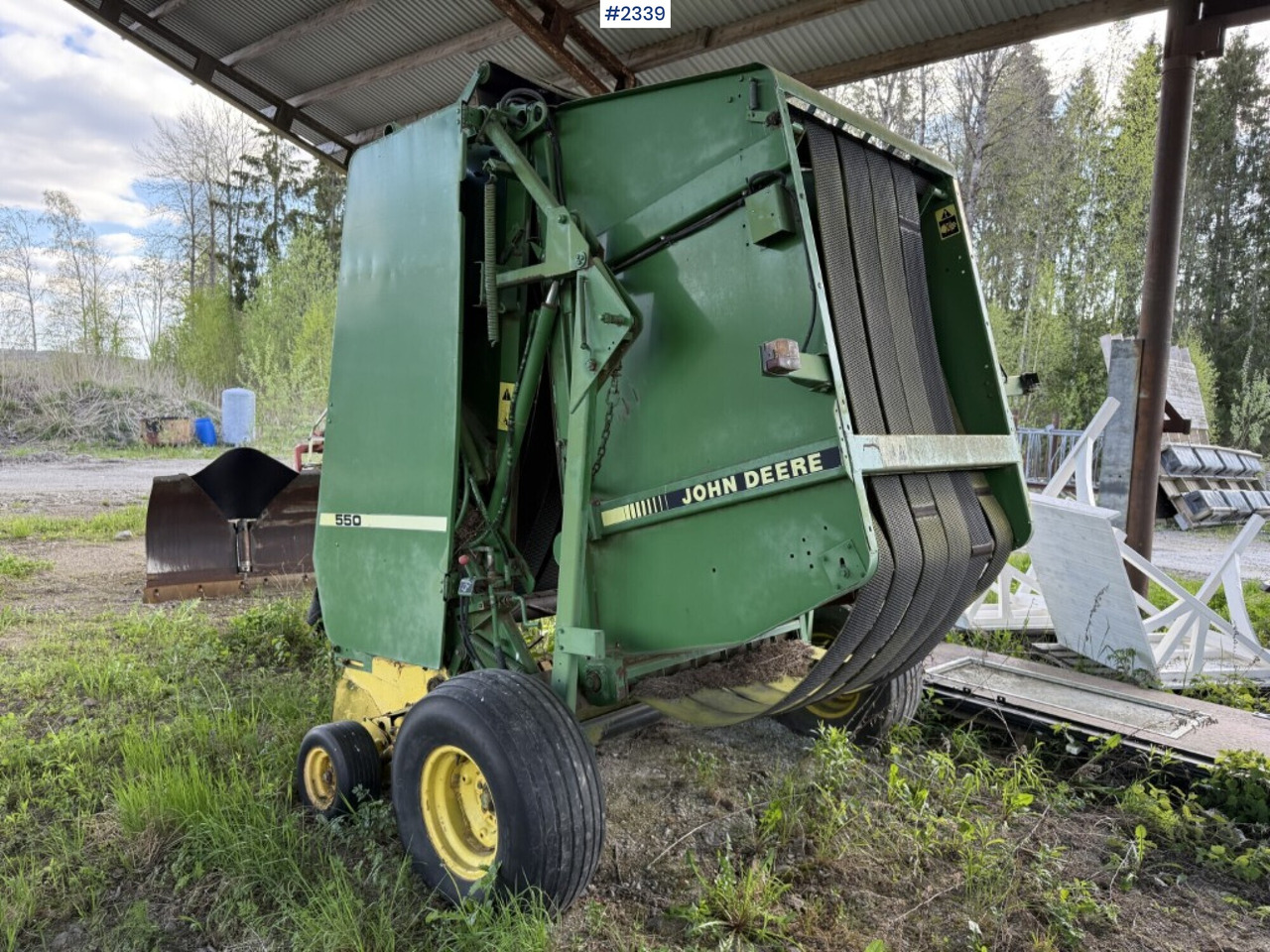 Round baler, John Deere 550 - Техника для сенозаготовки: фото 3 Round baler, John Deere 550 - Техника для сенозаготовки: фото 3