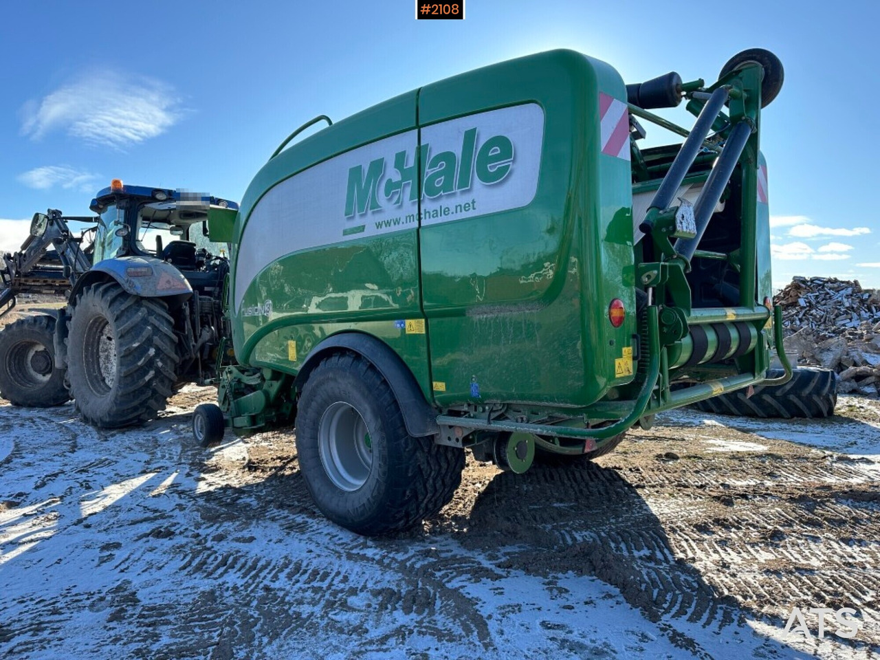 Round baler Mchale fusion 3 only 8490 bales (see video) - Техника для сенозаготовки: фото 3 Round baler Mchale fusion 3 only 8490 bales (see video) - Техника для сенозаготовки: фото 3