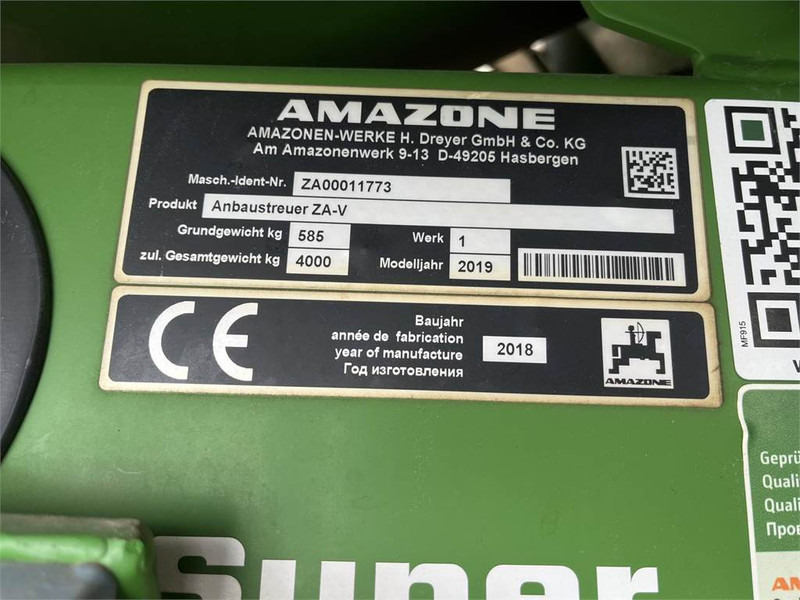 Разбрасыватель удобрений Amazone ZA-V 3200: фото 8
