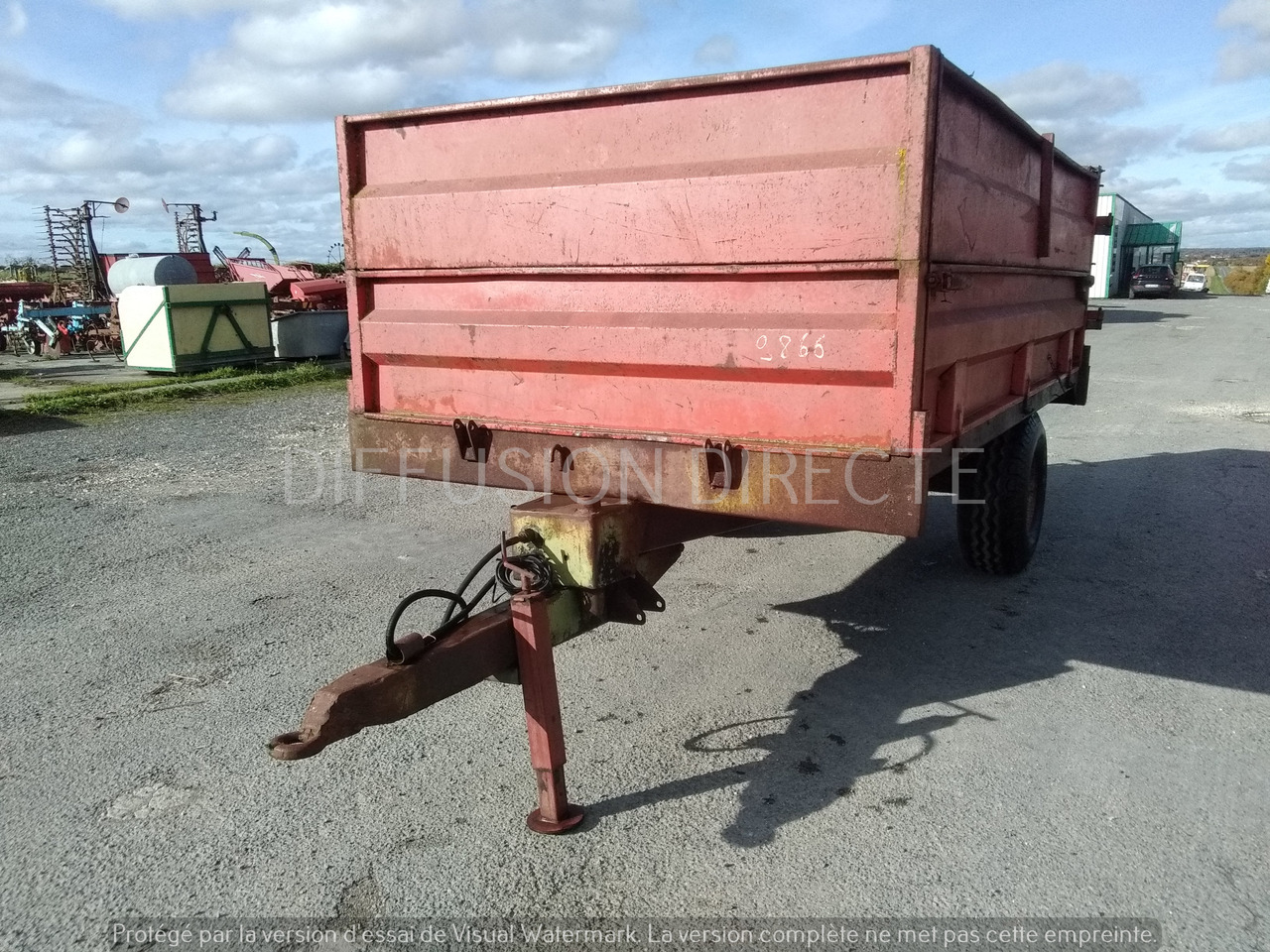 GOYER-CEMA BENNE AGRICOLE 49 - Прицеп бортовой/ Платформа: фото 3 GOYER-CEMA BENNE AGRICOLE 49 - Прицеп бортовой/ Платформа: фото 3