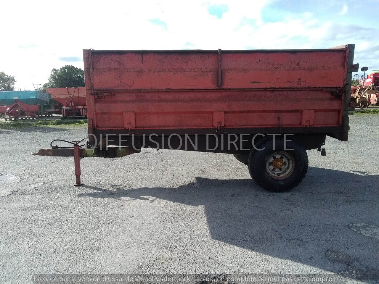 GOYER-CEMA BENNE AGRICOLE 49 - Прицеп бортовой/ Платформа: фото 2 GOYER-CEMA BENNE AGRICOLE 49 - Прицеп бортовой/ Платформа: фото 2