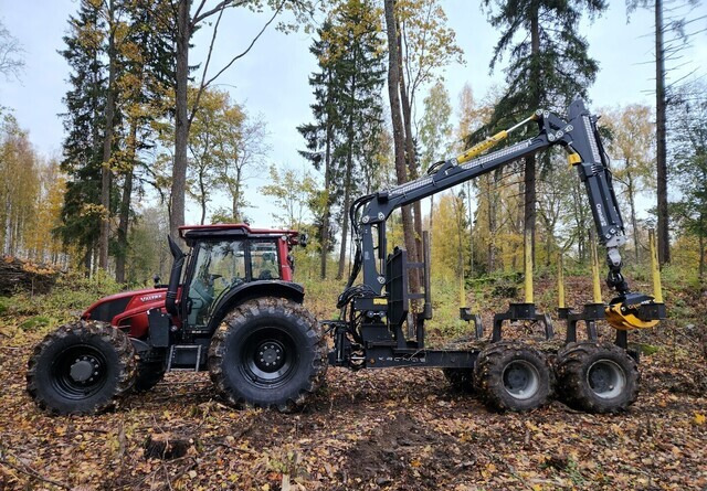 Valtra N123 + Kronos 140 4WDM + Cranab HC8 - Лесозаготовительная техника: фото 2 Valtra N123 + Kronos 140 4WDM + Cranab HC8 - Лесозаготовительная техника: фото 2