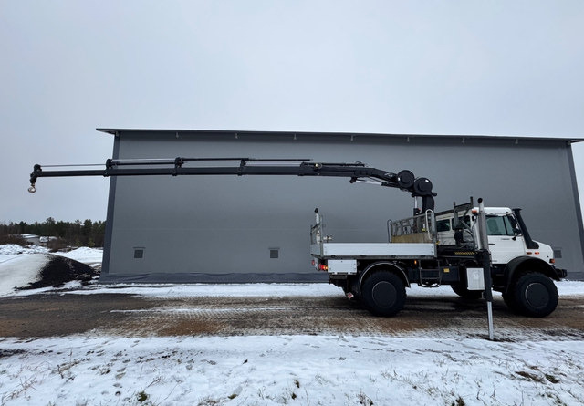 Грузовик бортовой/ Платформа, Автоманипулятор Mercedes-BenzUnimog U5000 + Nosturi Hiab 099 E-4: фото 10 Грузовик бортовой/ Платформа, Автоманипулятор Mercedes-BenzUnimog U5000 + Nosturi Hiab 099 E-4: фото 10