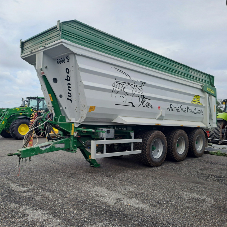 DUMPER RAVIZZA JUMBO 8000 ST - Самосвальный прицеп: фото 1 DUMPER RAVIZZA JUMBO 8000 ST - Самосвальный прицеп: фото 1