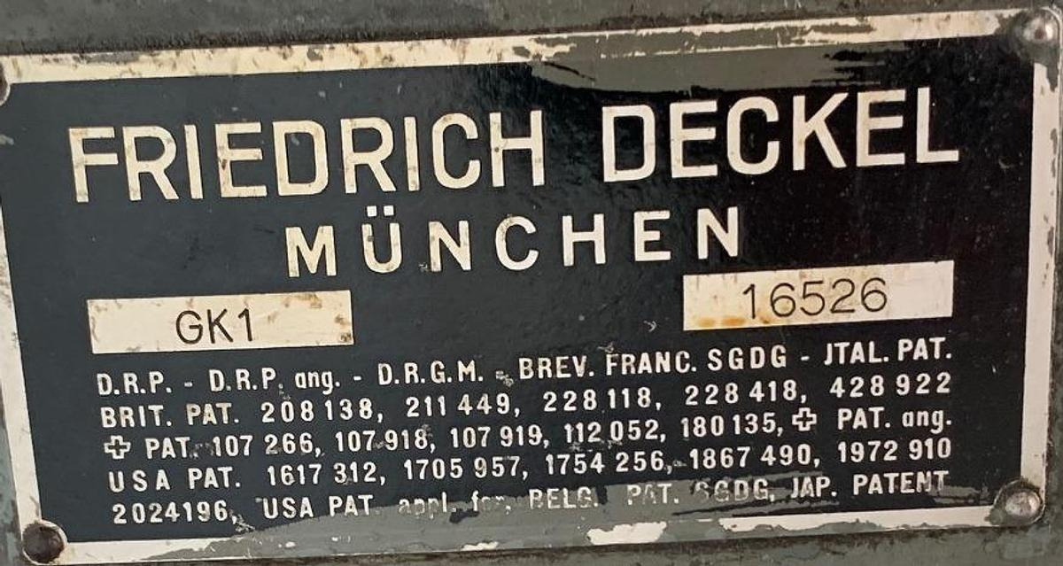 Gravierfräsmaschine   DECKEL - Фрезерный станок по металлу: фото 2 Gravierfräsmaschine   DECKEL - Фрезерный станок по металлу: фото 2