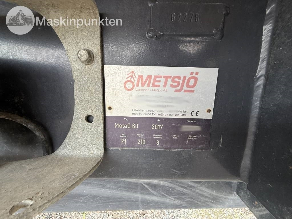 Самосвальный прицеп Metsjö MetaQ 60: фото 13 Самосвальный прицеп Metsjö MetaQ 60: фото 13