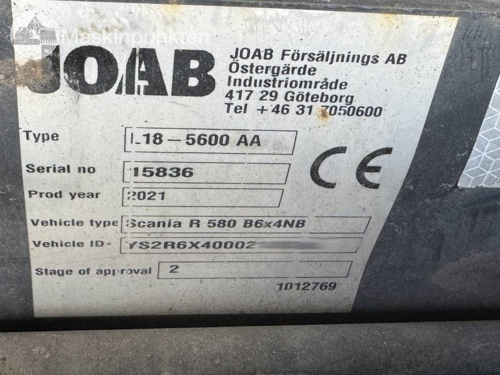 Крюковой мультилифт Scania R 580 EKIPAGE: фото 44