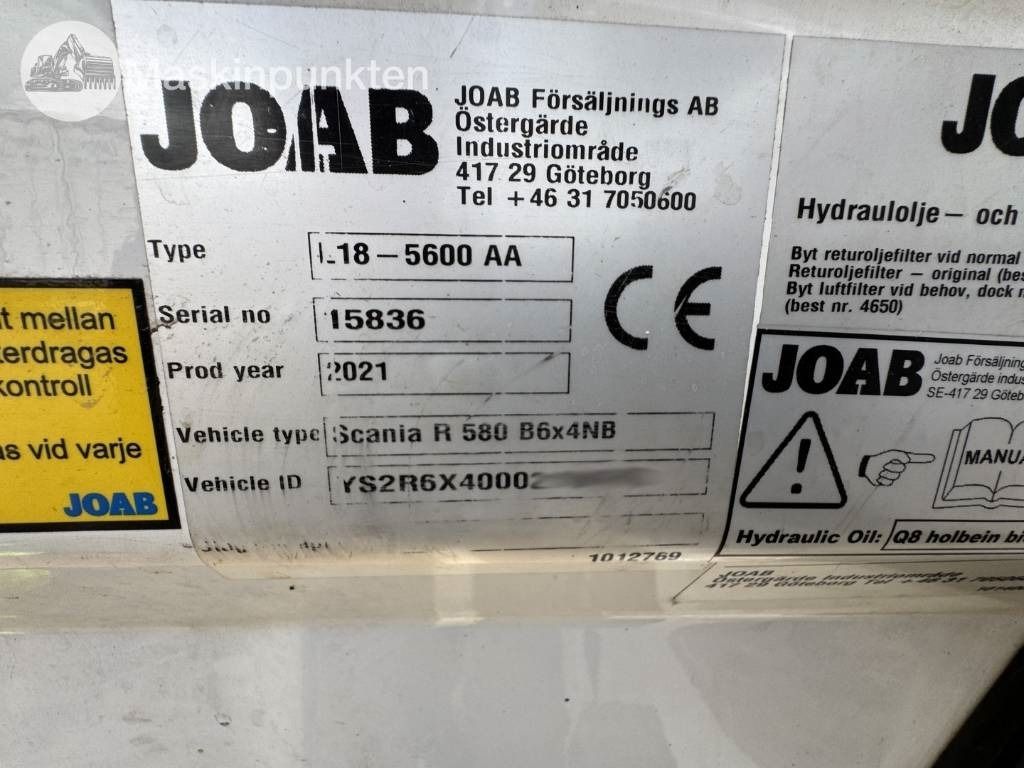 Крюковой мультилифт Scania R 580 EKIPAGE: фото 42