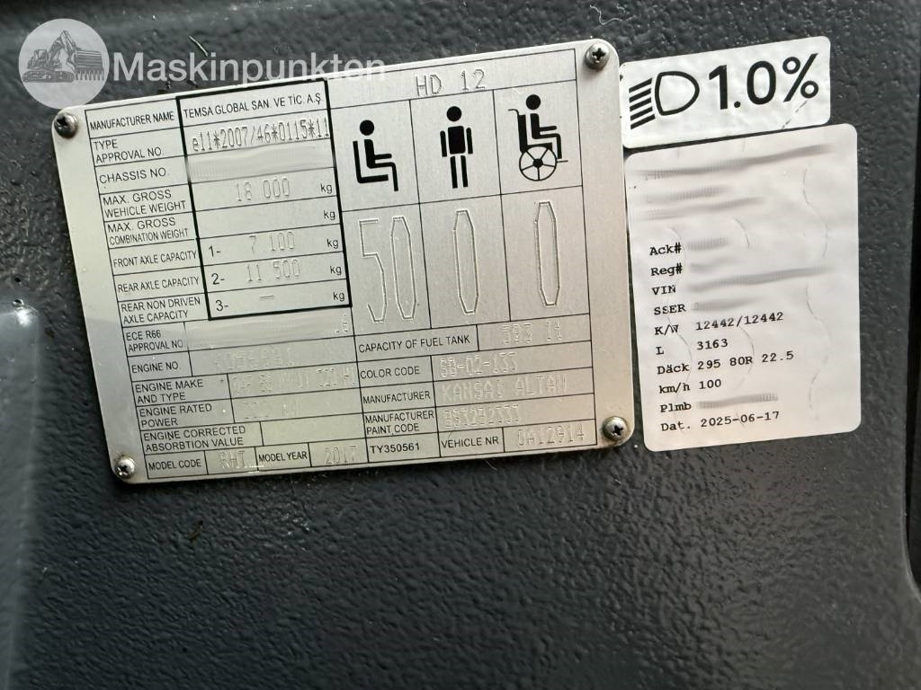 Туристический автобус Temsa HD 12: фото 41