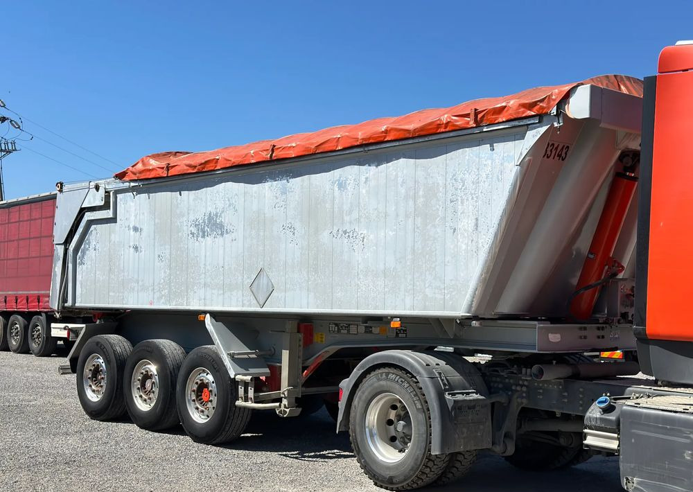 Самосвальный полуприцеп Benalu 25 m3 OSIE SAF HYDRAULICZNA KLAPA ELEKRYCZNY DACH: фото 1