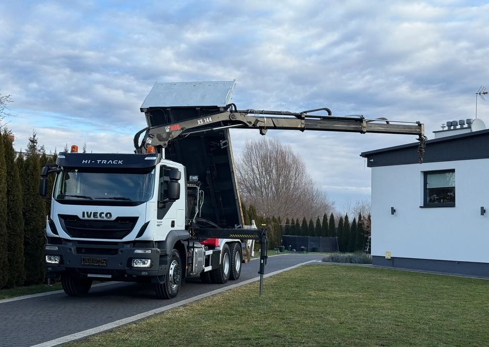 Iveco TRAKKER 450 6X4 PODWÓJNA HYDRO-BURTA HIAB 104 - Самосвал: фото 1 Iveco TRAKKER 450 6X4 PODWÓJNA HYDRO-BURTA HIAB 104 - Самосвал: фото 1