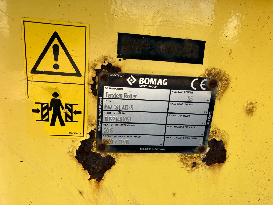 BOMAG DE BW 161 AD-5 Stage IIIb/Tier 4i - Каток: фото 2 BOMAG DE BW 161 AD-5 Stage IIIb/Tier 4i - Каток: фото 2