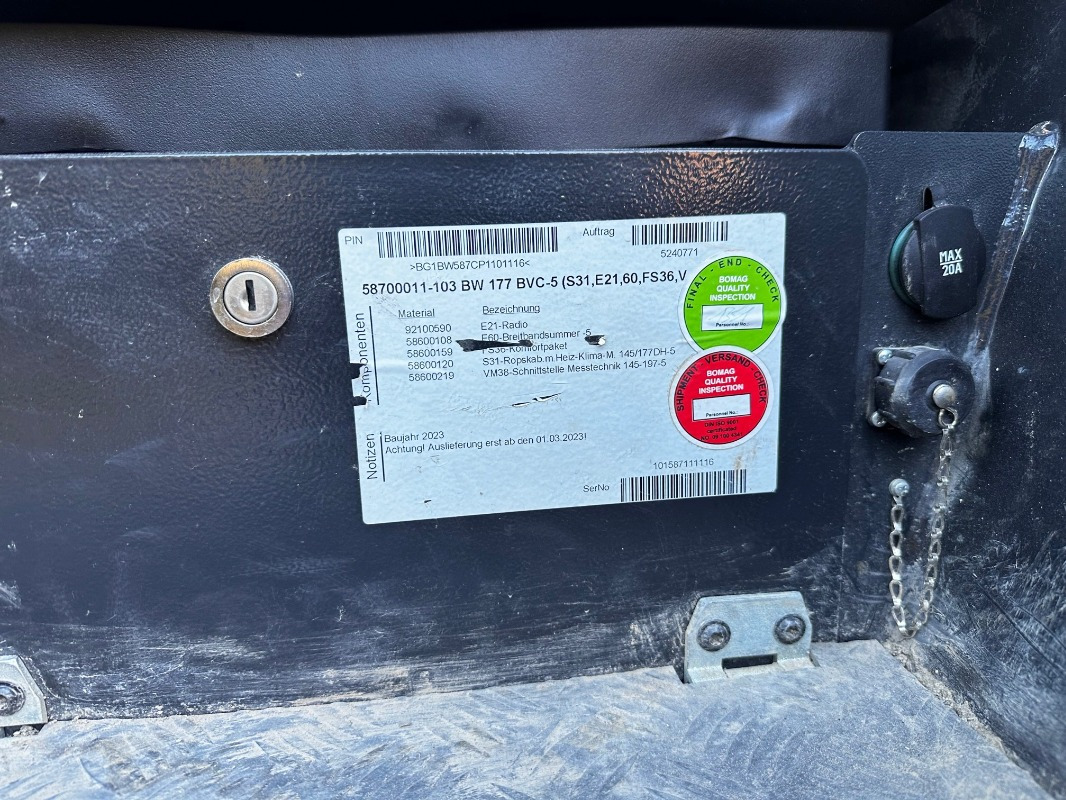 BOMAG DE BW 177 BVC-5 Stage V/Tier 4f - Компактор: фото 4 BOMAG DE BW 177 BVC-5 Stage V/Tier 4f - Компактор: фото 4