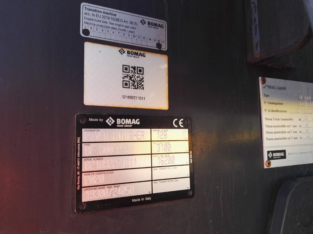 BOMAG IT BF 600 P-2 S500 Stage IV/Tier 4f - Асфальтоукладчик: фото 2 BOMAG IT BF 600 P-2 S500 Stage IV/Tier 4f - Асфальтоукладчик: фото 2