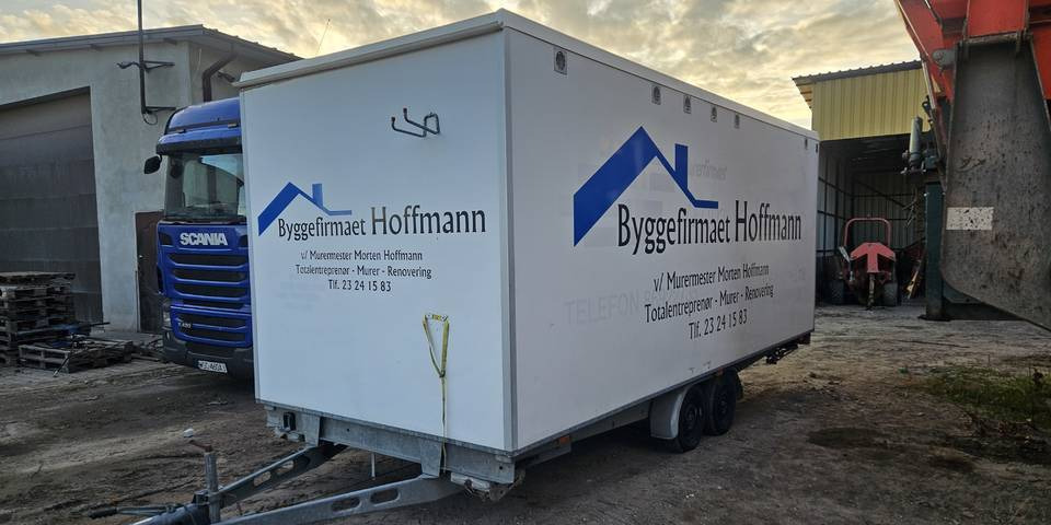 Przyczepa socjalna zarejestrowana prysznic WC kontener barak Scanvogn - Жилой контейнер, Прицеп: фото 1 Przyczepa socjalna zarejestrowana prysznic WC kontener barak Scanvogn - Жилой контейнер, Прицеп: фото 1