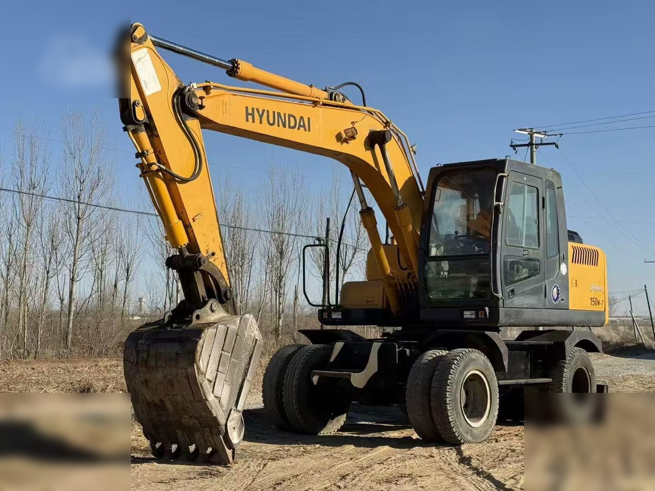 HYUNDAI ROBEX 150W-7A - Колёсный экскаватор: фото 3 HYUNDAI ROBEX 150W-7A - Колёсный экскаватор: фото 3