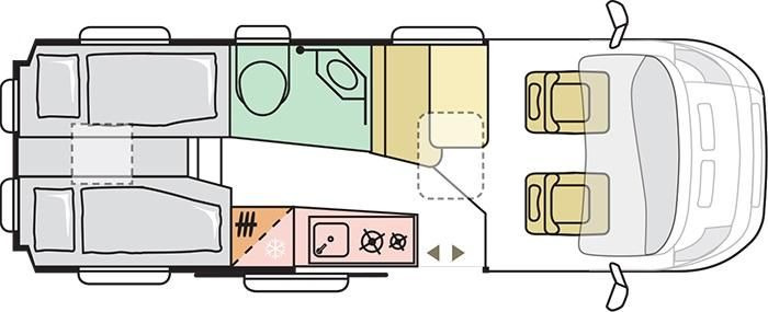 Adria Twin Edition 640 SGX Maxi 132kW*138L KÜHLSCHRANK - Кастенваген: фото 3 Adria Twin Edition 640 SGX Maxi 132kW*138L KÜHLSCHRANK - Кастенваген: фото 3