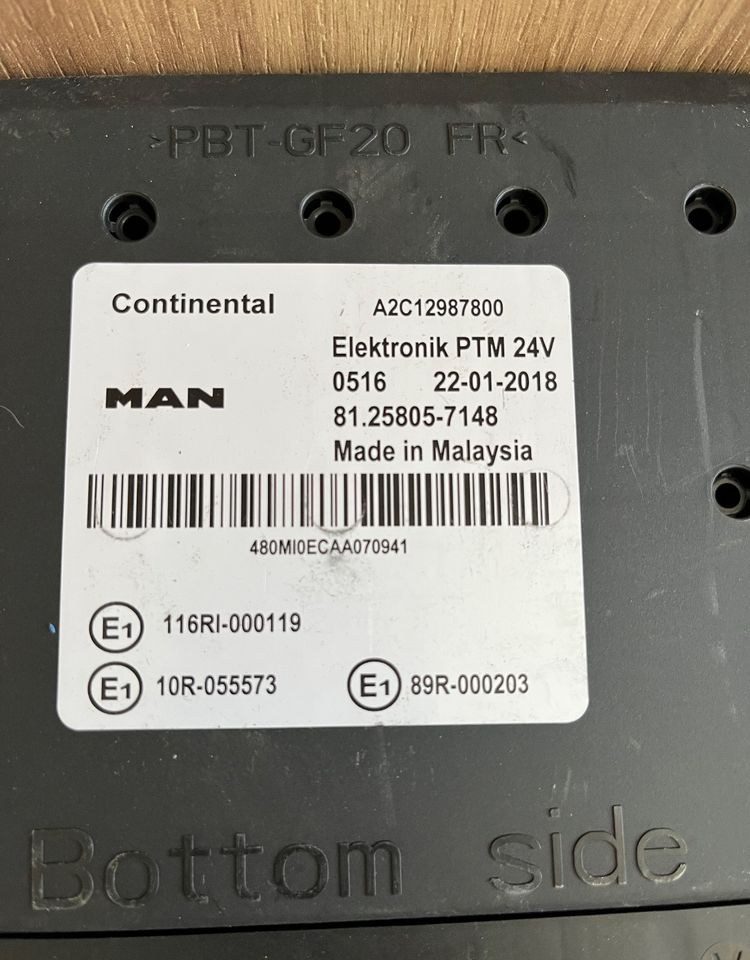 Sterownik PTM MAN TGX TGS euro 6 komputer - Блок управления для Грузовиков: фото 2 Sterownik PTM MAN TGX TGS euro 6 komputer - Блок управления для Грузовиков: фото 2