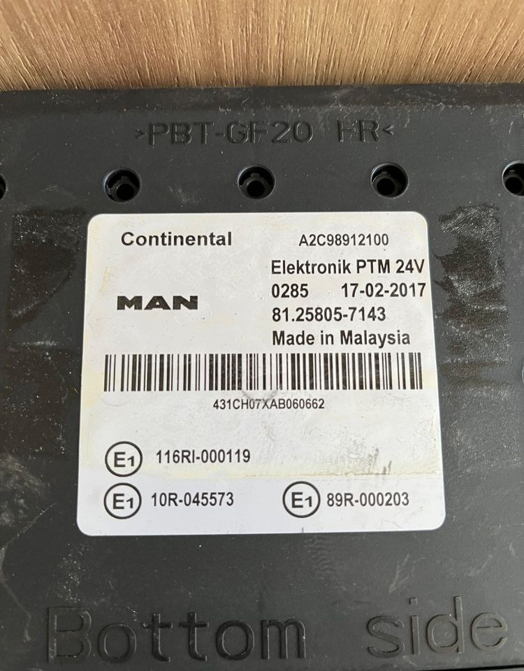 Sterownik PTM MAN TGX TGS euro 6 komputer - Блок управления для Грузовиков: фото 2 Sterownik PTM MAN TGX TGS euro 6 komputer - Блок управления для Грузовиков: фото 2